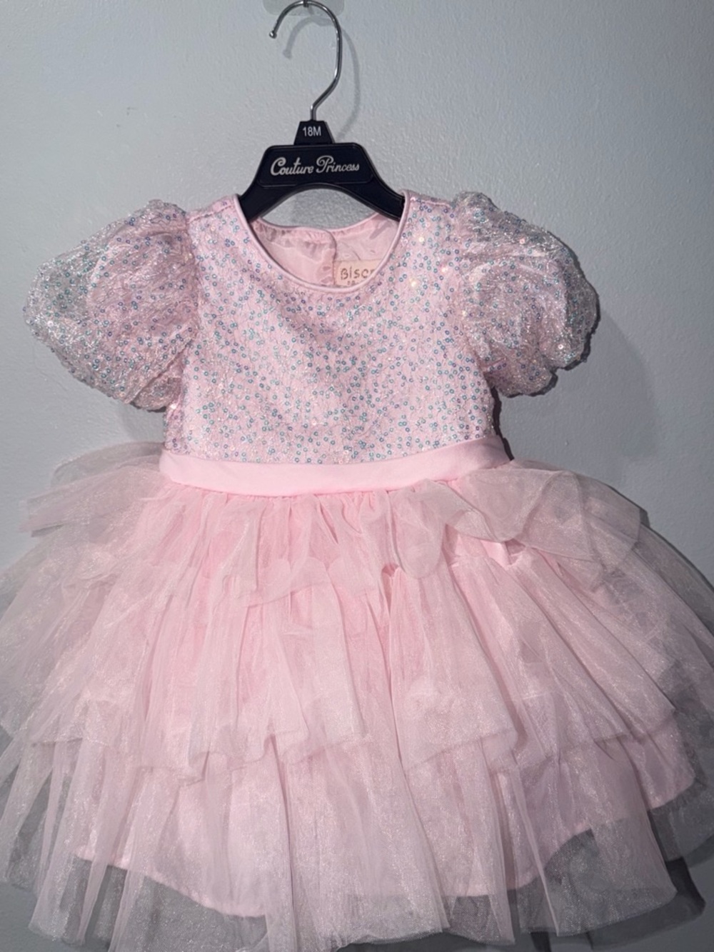 Pink Sparkle Tulle Dress for Kids